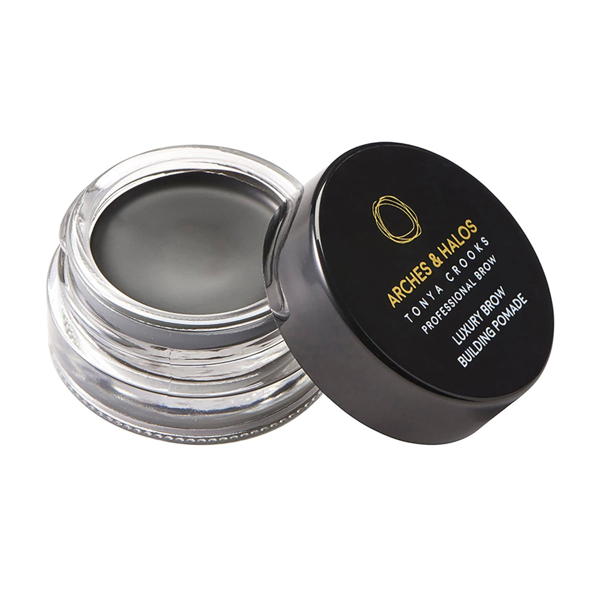 Arches and Halos Luxury Brow Building Pomade - Vegan Eyebrow Pomade - Creamy, Long Wearing Color