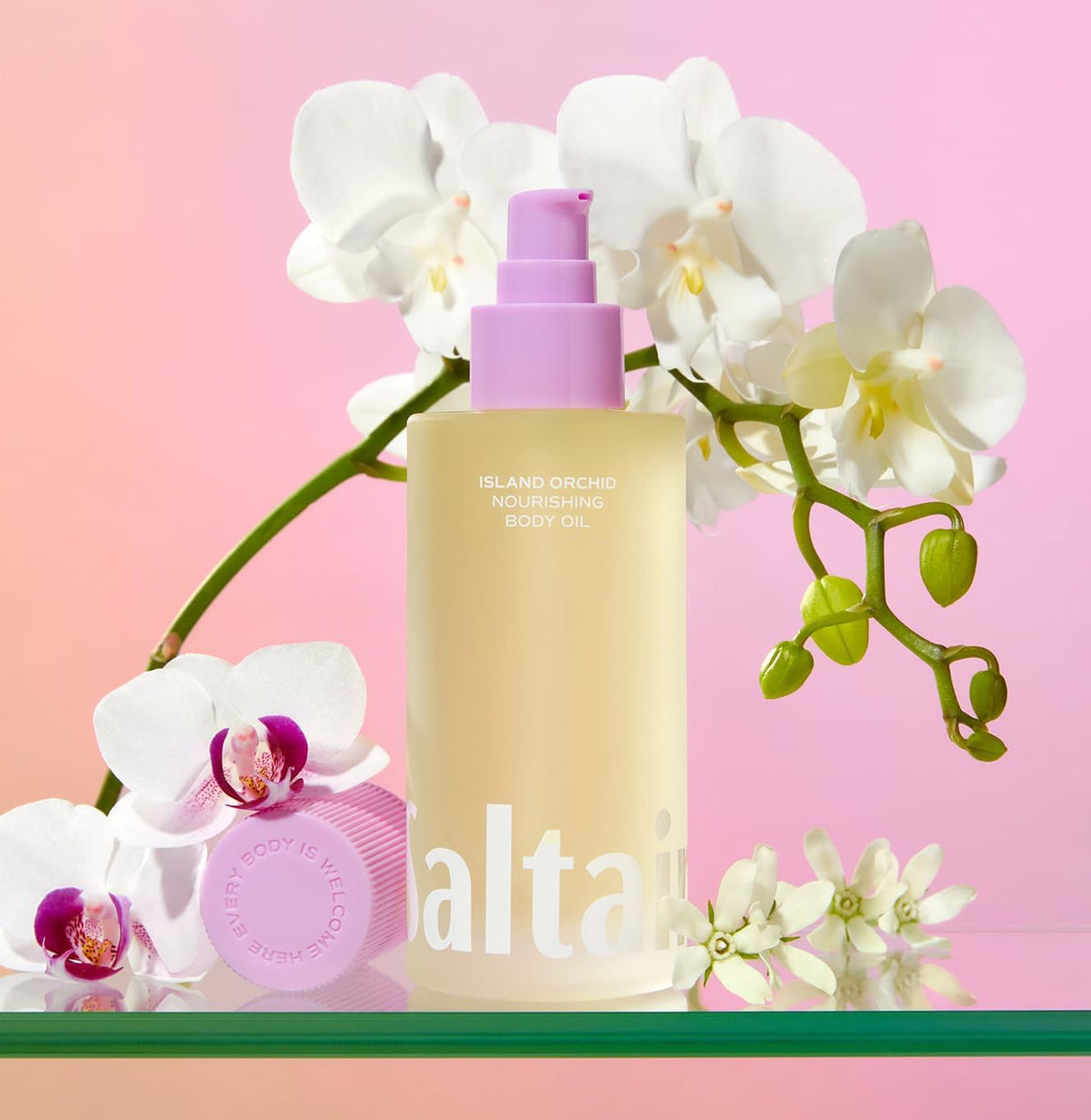 Saltair Body Oil. Luxurious Island Orchid After Shower and Bath Oil Moisturizer for Women.