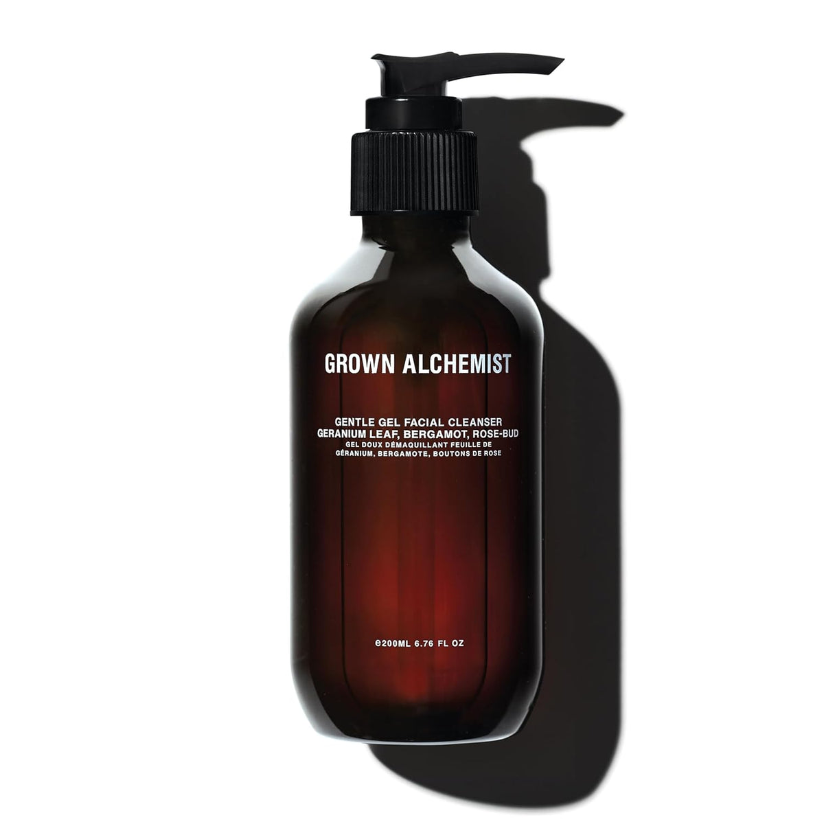 Grown Alchemist Gentle Gel Facial Cleanser (200ml) Natural Face Wash. Hydrating Bergamot & Rosebud