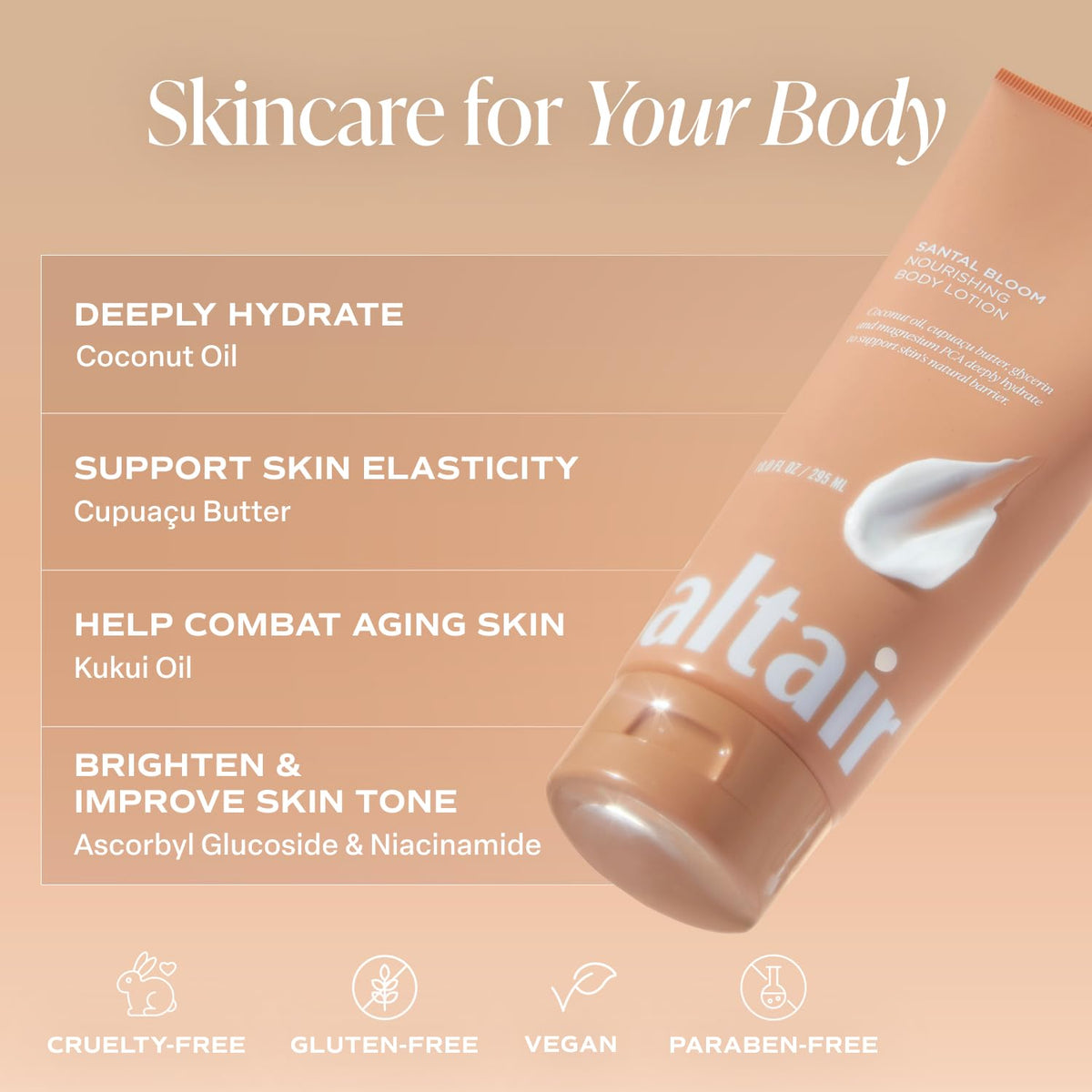 Saltair Body Lotion - 2 Pack Moisturizing Lotion For Dry Skin. Santal Bloom Scented Hydrating Body