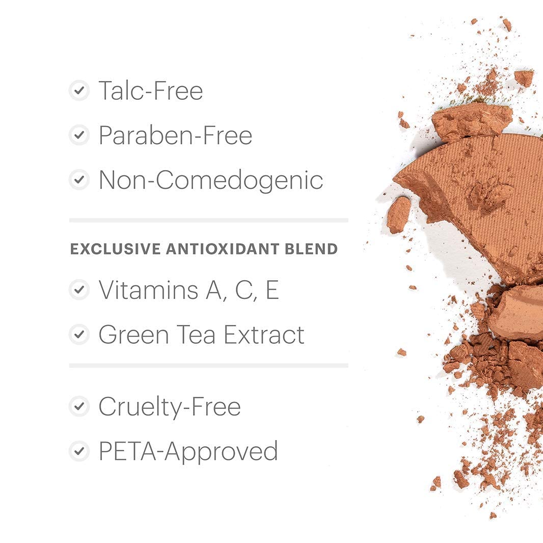 Glo Skin Beauty Pressed Base Powder Foundation Makeup (Beige Light) - Flawless Coverage for a