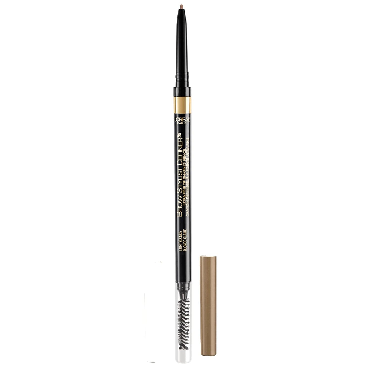L'Oreal Paris Makeup Brow Definer Waterproof Eyebrow Pencil, Ultra-Fine Mechanical Pencil, Draws