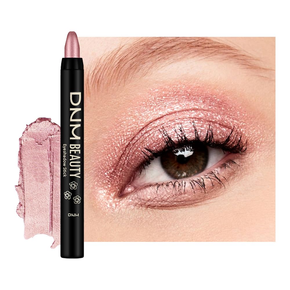 Kaely Cream Eye Shadow Sticks, Golden Rose Shimmer Eyeliner Pencil Eyeshadow Palette Makeup, Eye