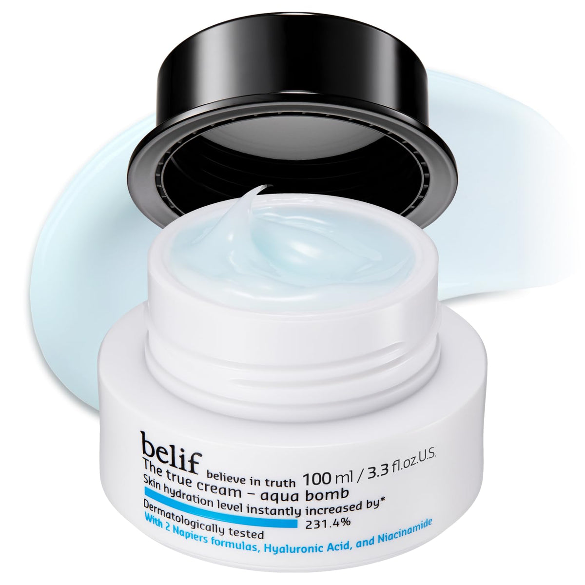 belif Aqua Bomb – Lightweight Gel Moisturizer with Niacinamide, Hyaluronic Acid & Squalane | 72H