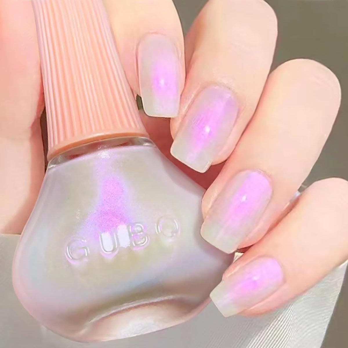 Major Dijit Quick Dry Nail Polish Pearl White Pink Summer Nail Lacquer for Nail Art Regular Nail