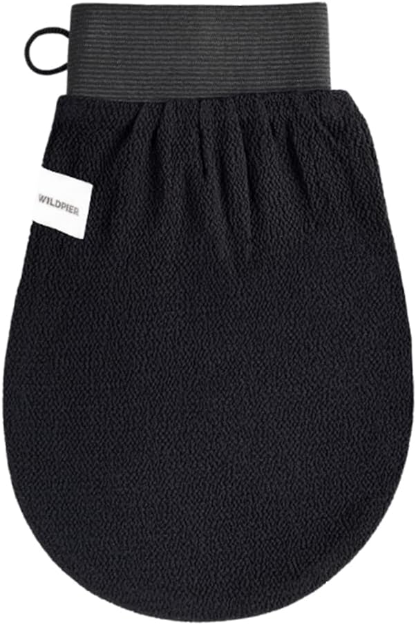 Wildpier Beauty Exfoliating Glove Luxe for Sensitive Skin Mitt Body Scrub for Bath Shower Spa Hand