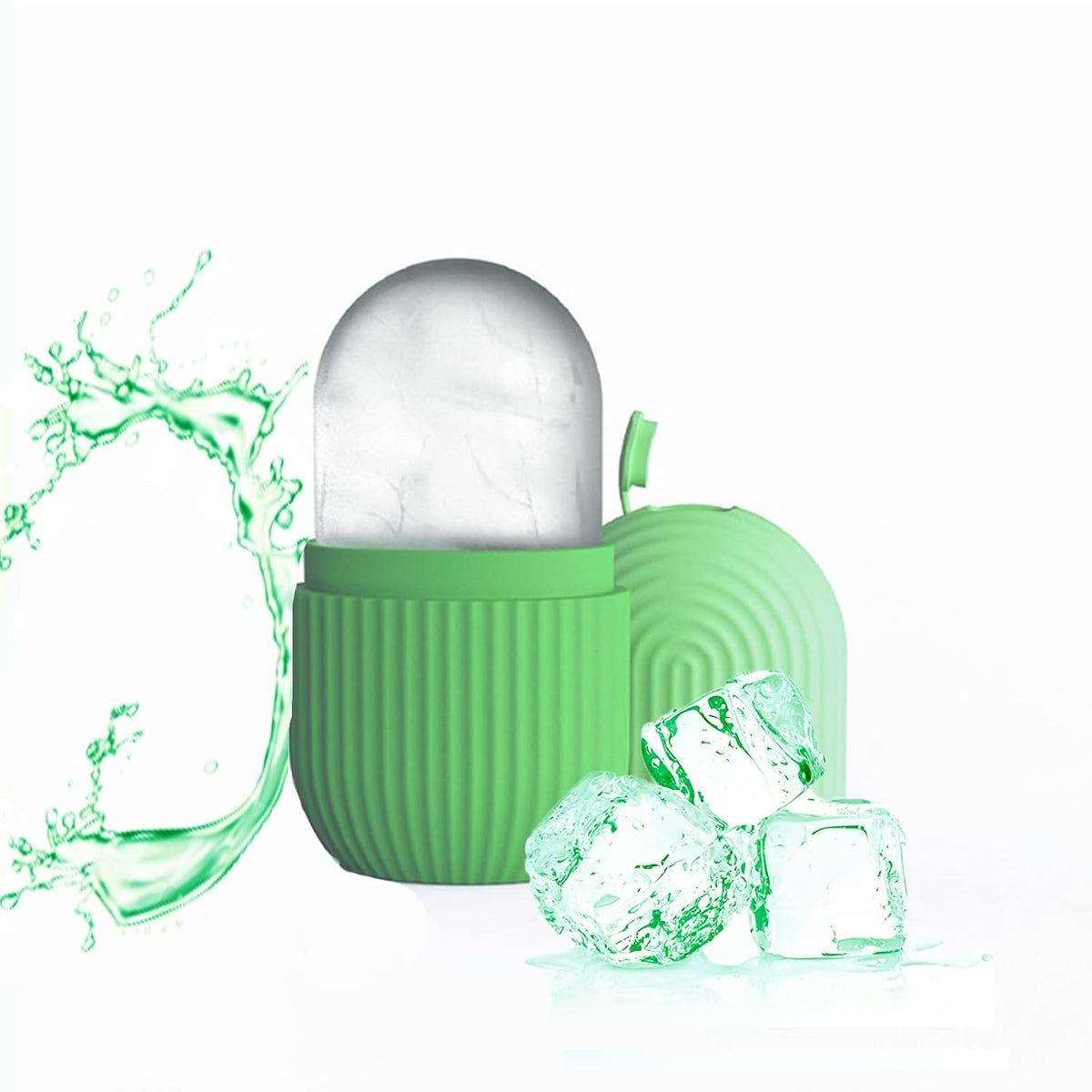 Ice Face Roller, Reusable Silicone Mold Face Massage Eye Facial Beauty Skin Care Tools Apply Ice