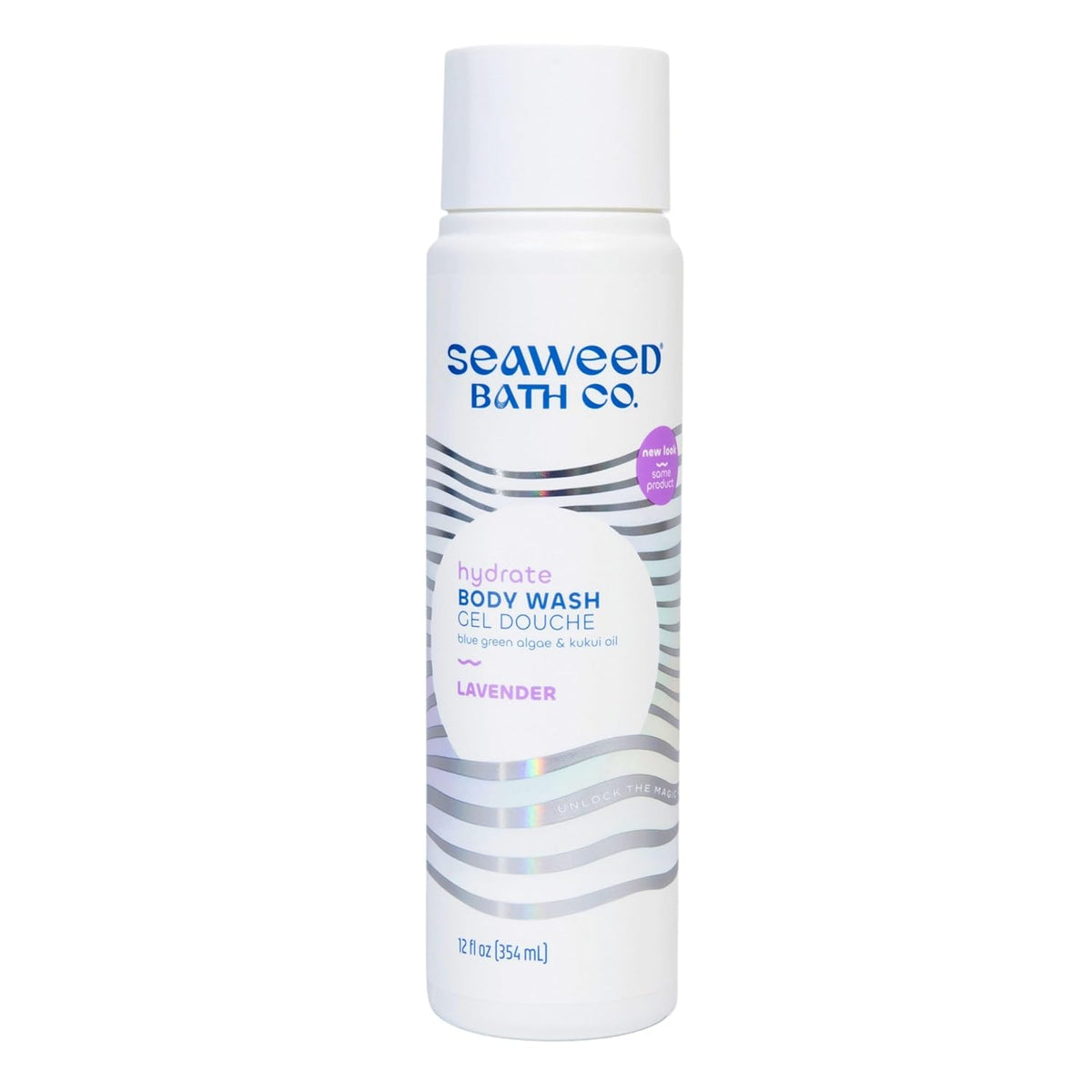 Seaweed Bath Co. Hydrate Body Wash - Lavender - Hydrating Foaming Cleanser with Soothing Natural
