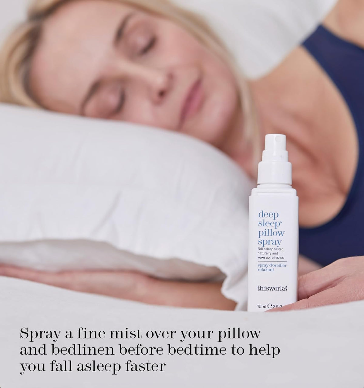 THISWORKS Deep Sleep Pillow Spray – Fast-Acting Natural Rest Formula with Essential Oils of