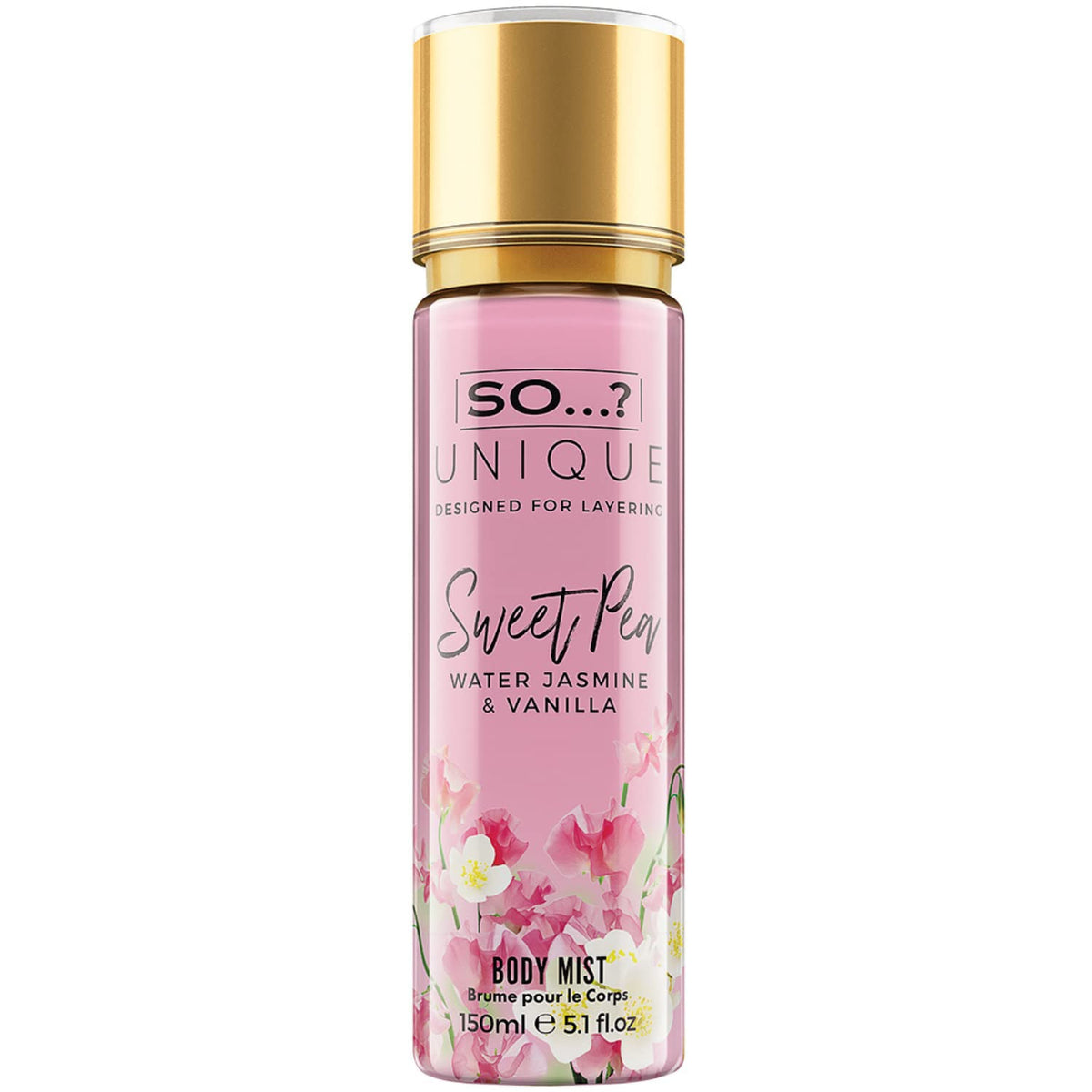So…? Unique Sweet Pea Body Mist - Perfect Gifts For Women - Vanilla Perfume With Floral, Fruity