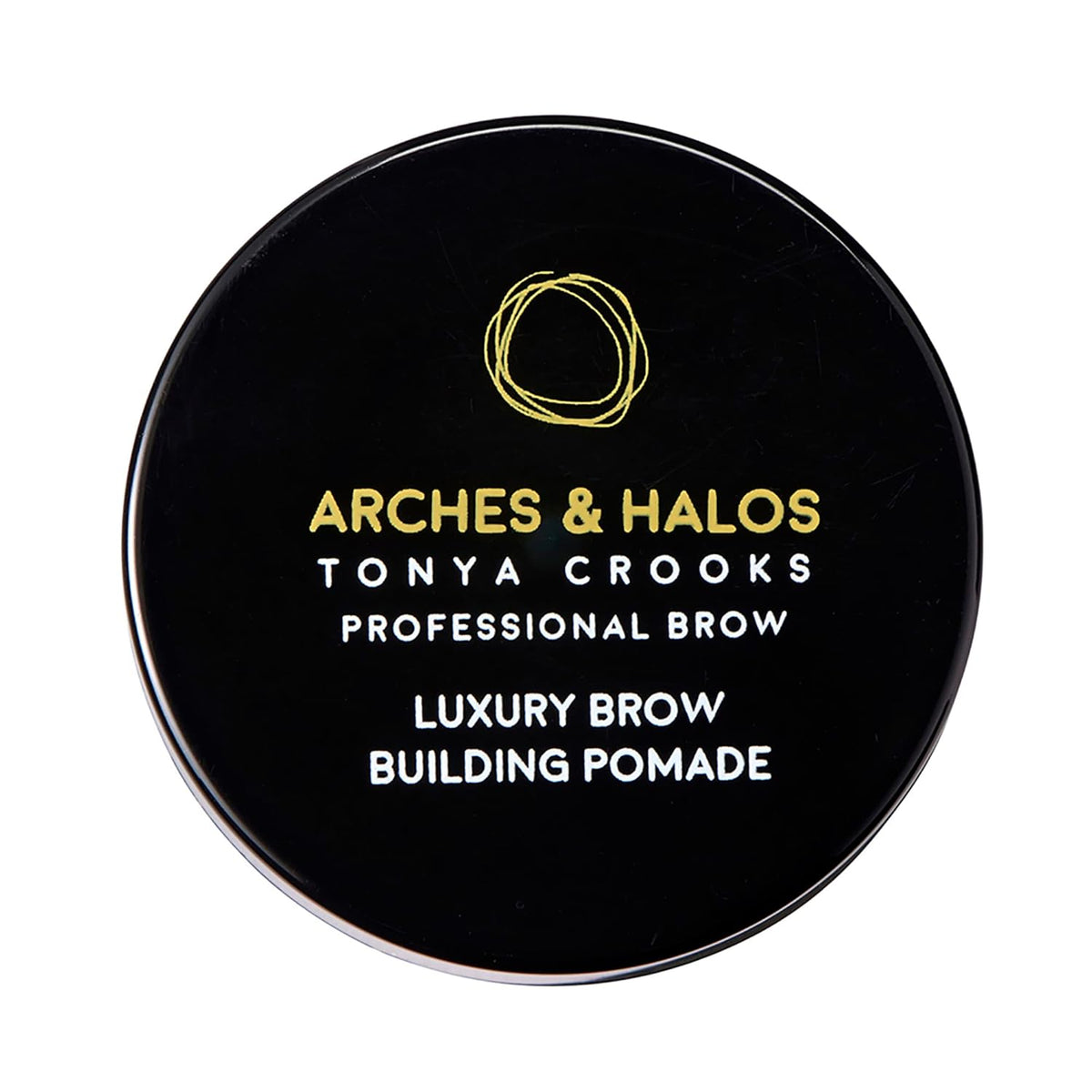 Arches and Halos Luxury Brow Building Pomade - Vegan Eyebrow Pomade - Creamy, Long Wearing Color