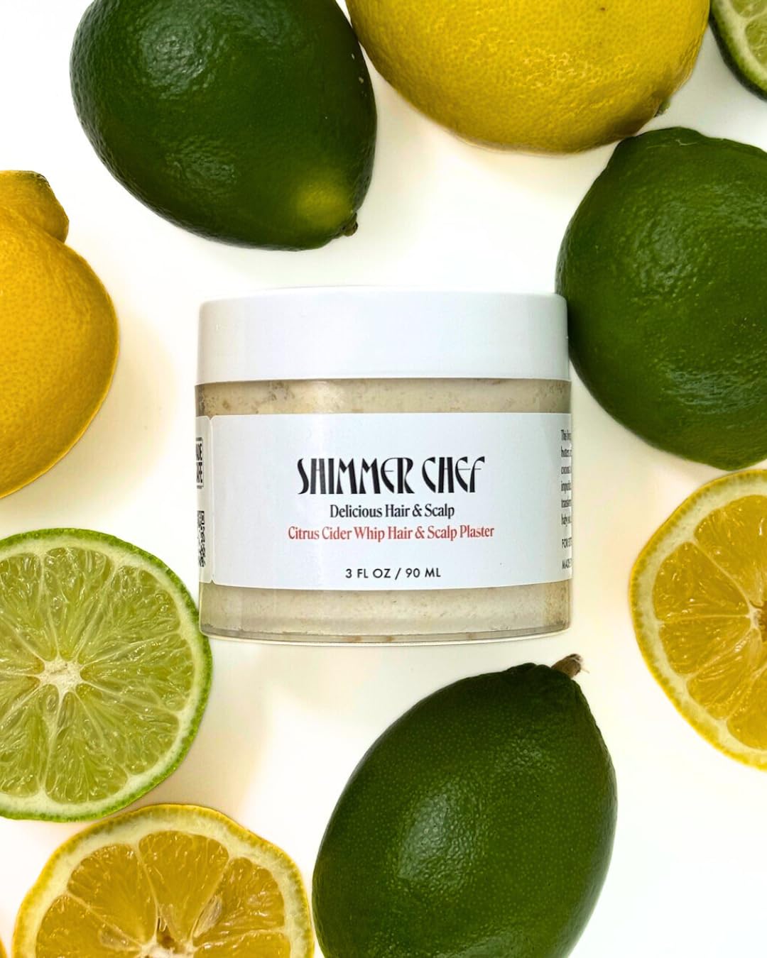 Citrus Cider Whip Hair Plaster | Vitamin C Infusion for Luminous Hair | Fruit Butters, Orange Peel