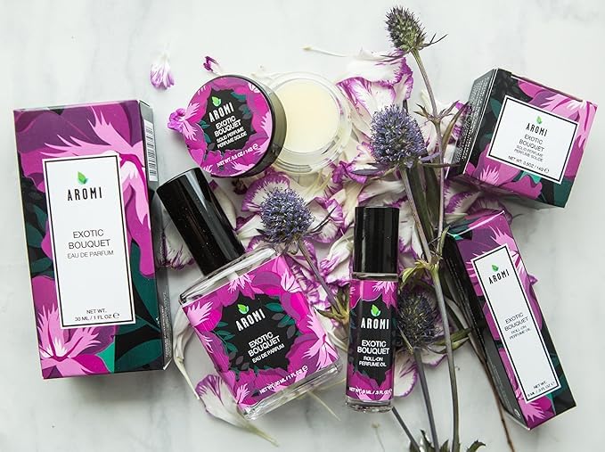 Aromi Solid Perfume | Floral Fragrance, Red Currant, Tuberose, Woodsy Scent, Vegan, Cruelty-free