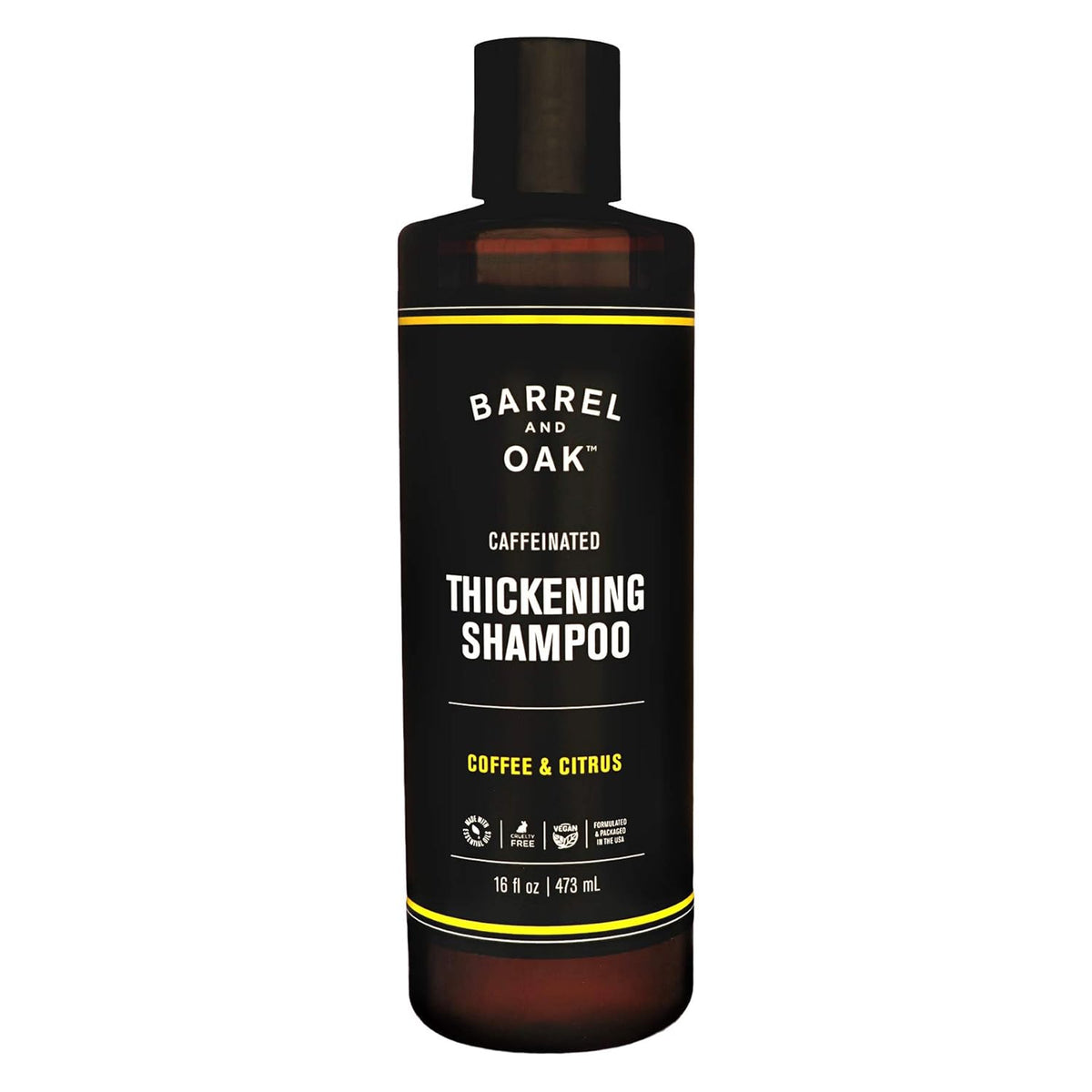 Barrel and Oak - Caffeinated Thickening Shampoo, Biotin Shampoo, Hair Care for Men, Strengthens &