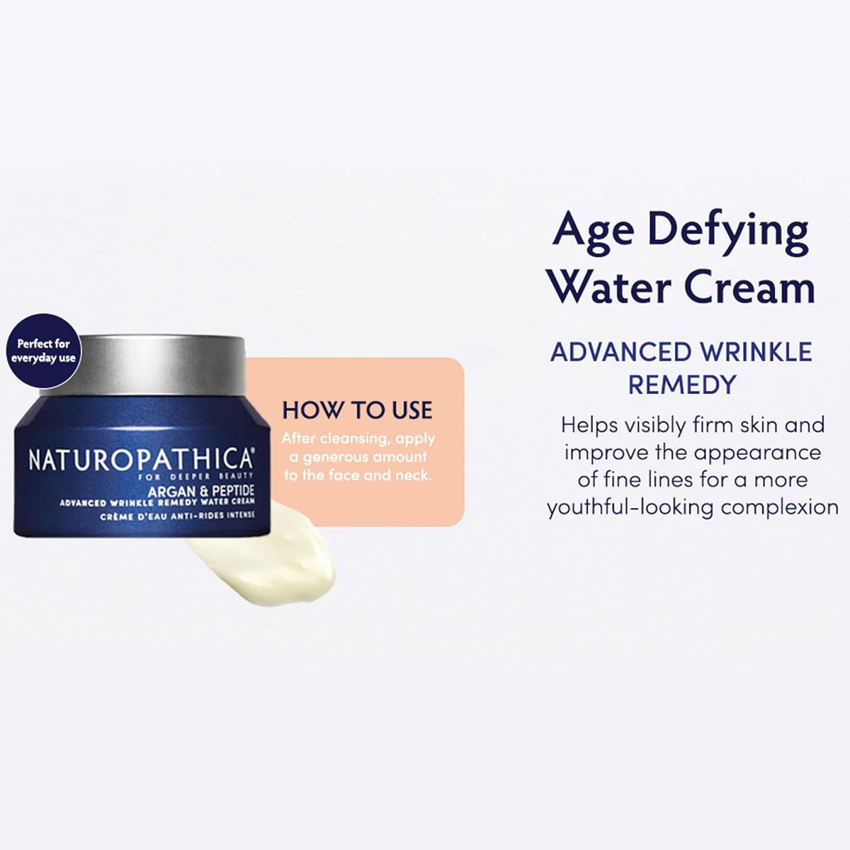 Naturopathica Argan & Retinol Wrinkle Remedy Night Gel Cream, Overnight Retinol Moisturizer to Help