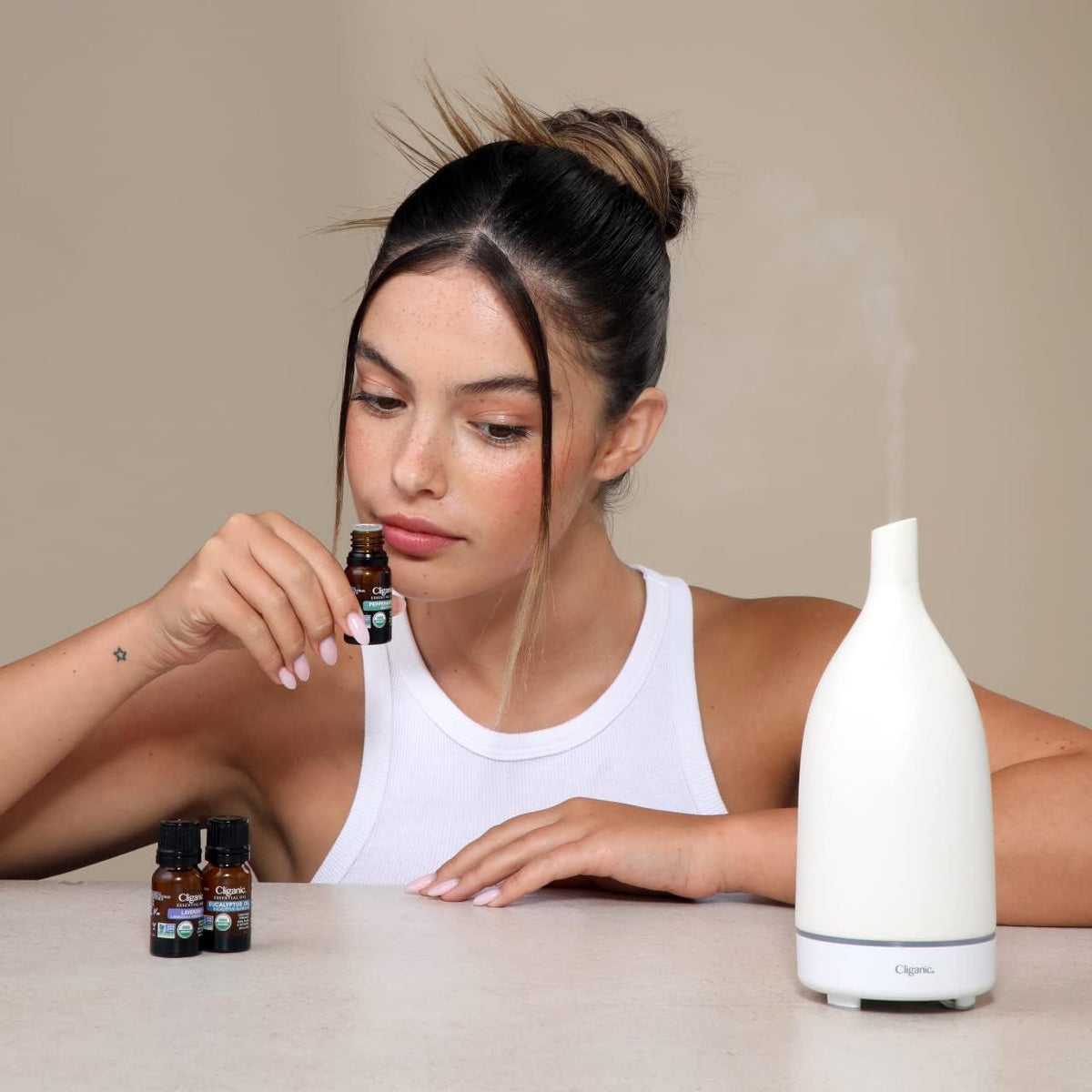 Cliganic Organic Essential Oils Blend - Happily Grounded - Breath of Balance (Packaging May Vary)
