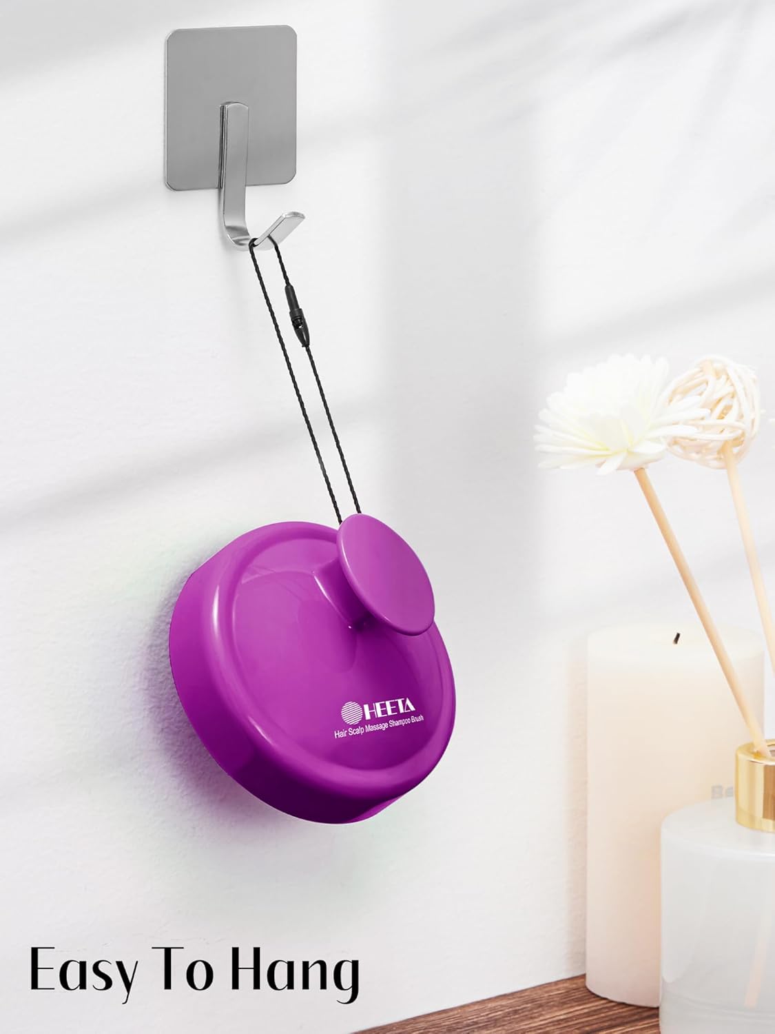 HEETA Hair Scalp Massager for Hair Growth, Shampoo Brush, Scalp Scrubber Exfoliator with Soft