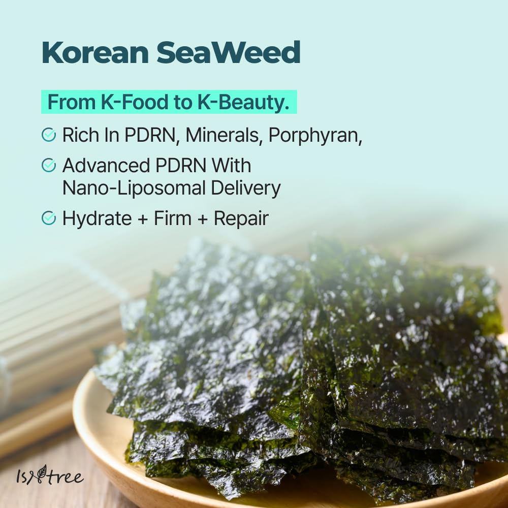 ISNTREE Gim PDRN Hydro Bouncy Ampoule 50ml, 1.69 fl oz | Korean SEAWEED Skincare Facial Serum |