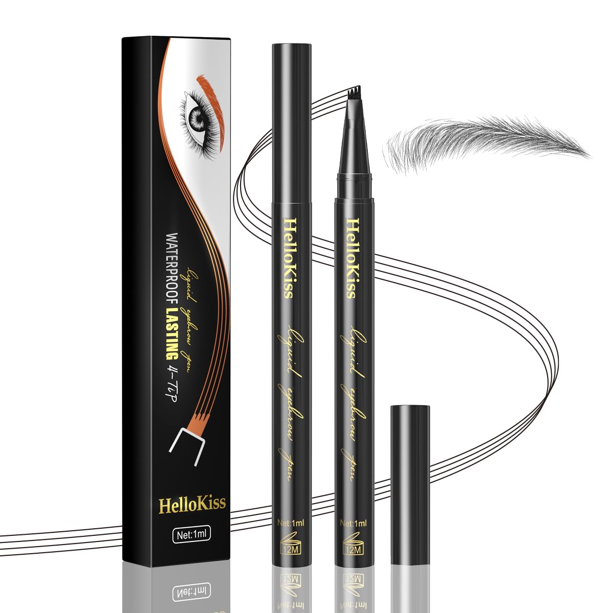 Microblading Eyebrow Pencils For Women,Eyebrow Pen,Brow Pencil,Long Lasting Waterproof And