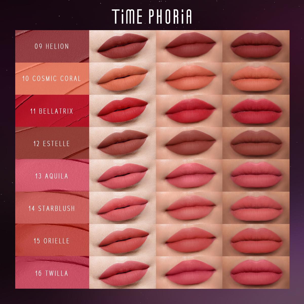 NEBULA VELVET LIP CREAM-Long Lasting Lip Stain, Waterproof and Transfer Proof Lip Tint, Matte