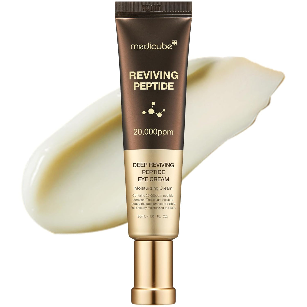 medicube Deep Reviving Peptide Eye Serum 1.01 Fl. Oz., | Eye Treatment Serum with Quadruple