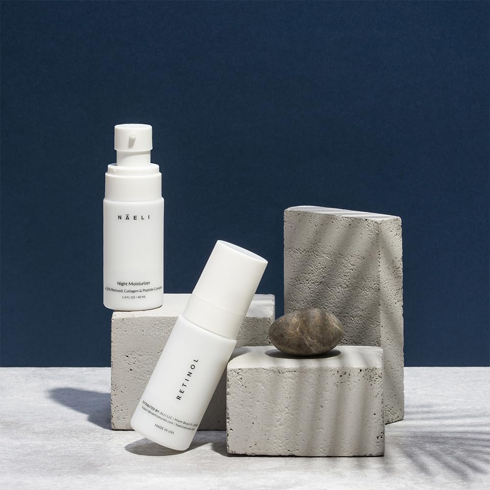 Retinoid Cream - 4.25% Retinol Night Moisturizer for Face & Neck with Collagen, Peptides &