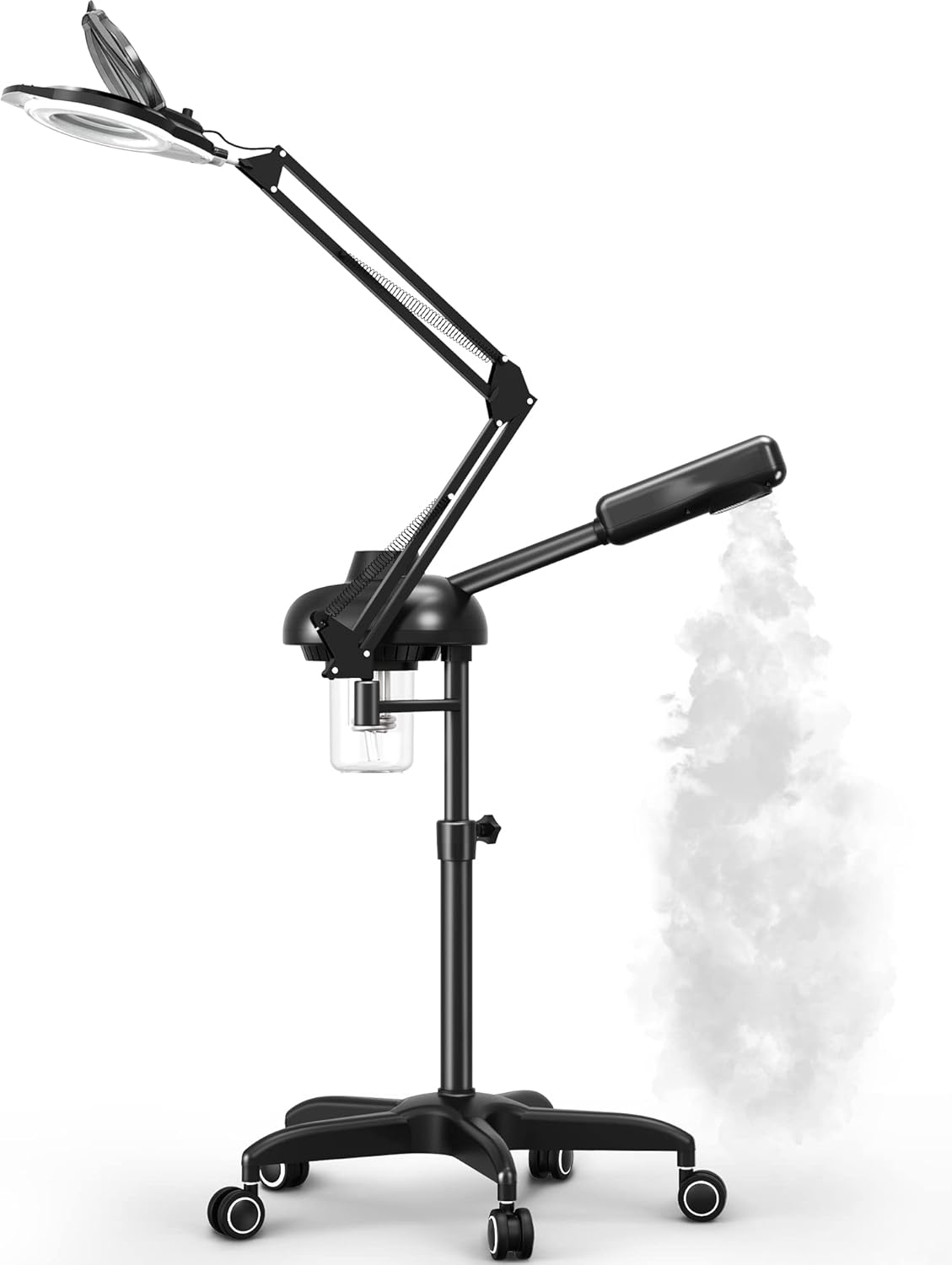 TASALON 2-in-1 Professional Facial Steamer, Hot Ozone Face Steamer for Facial with 5X Magnifying