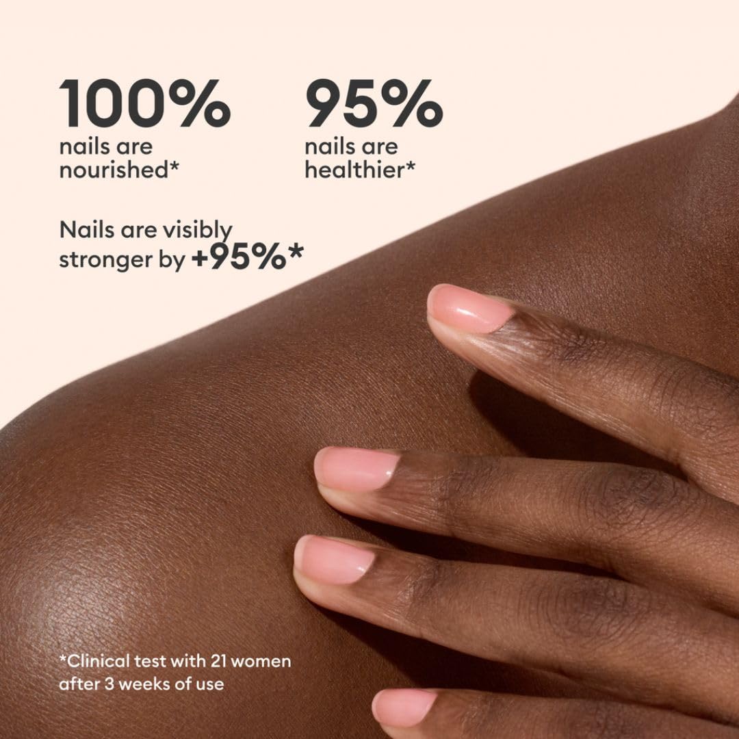 Manucurist Active Glow Cranberry All-in-One Perfecter Nail Polish & Care - No Lamp - Vegan & Made