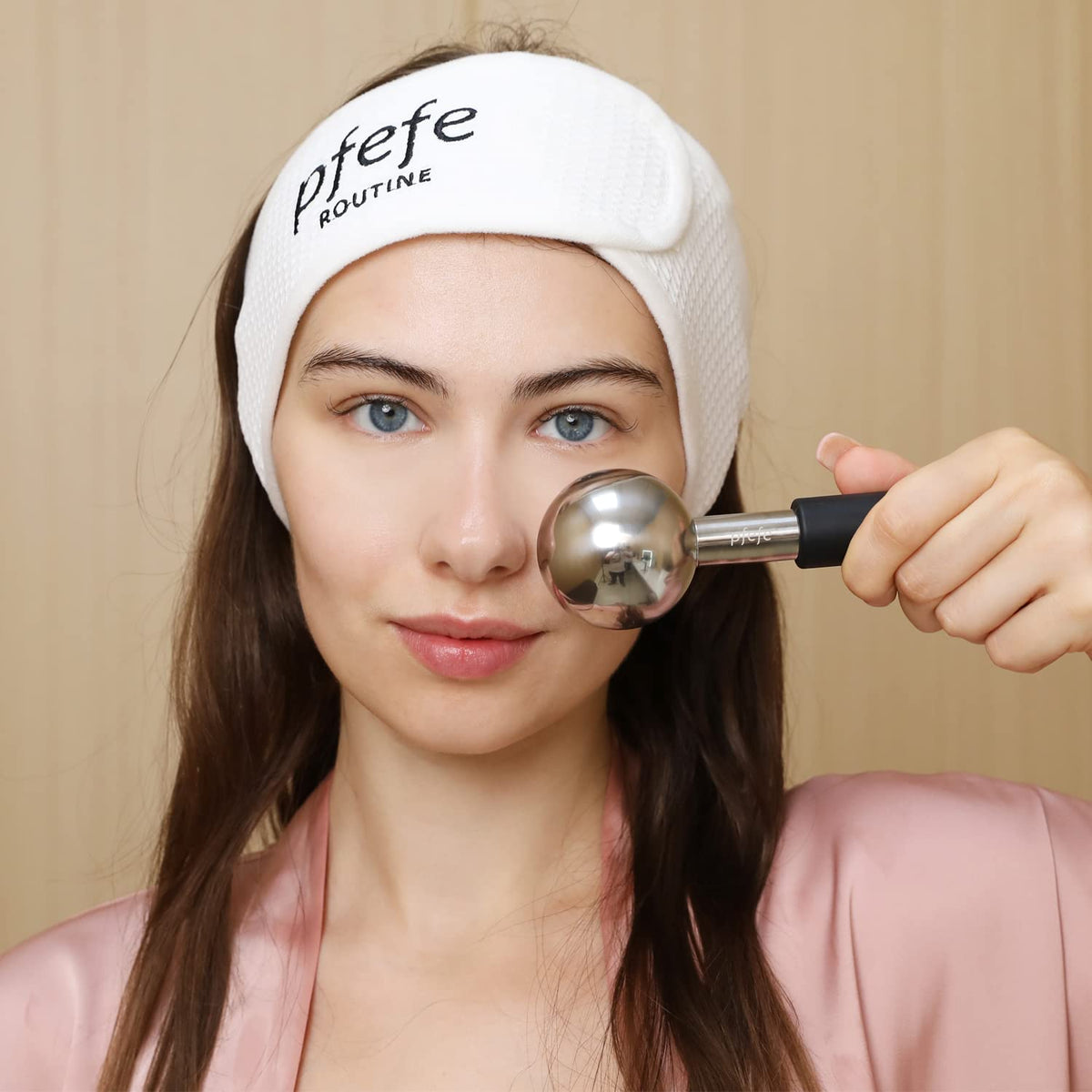 Ice Globes for Face & Eyes, Unbreakable Stainless Steel Cryo Sticks for Beauty Routines, Facials