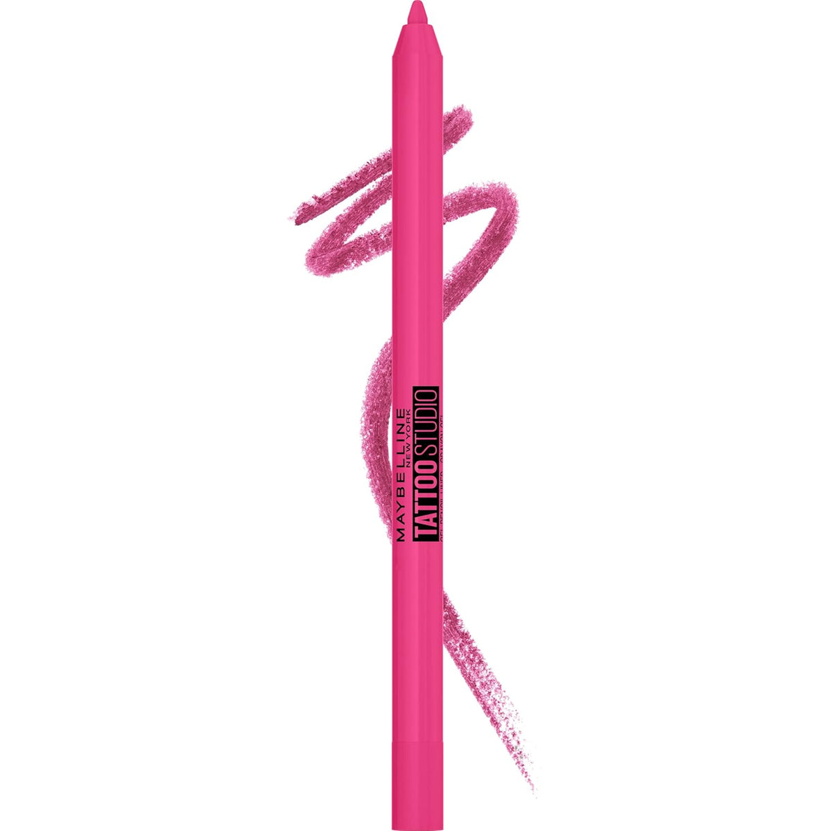 Maybelline New York Tattoo Studio Long-Lasting Sharpenable Eyeliner Pencil, Glide on Smooth Gel