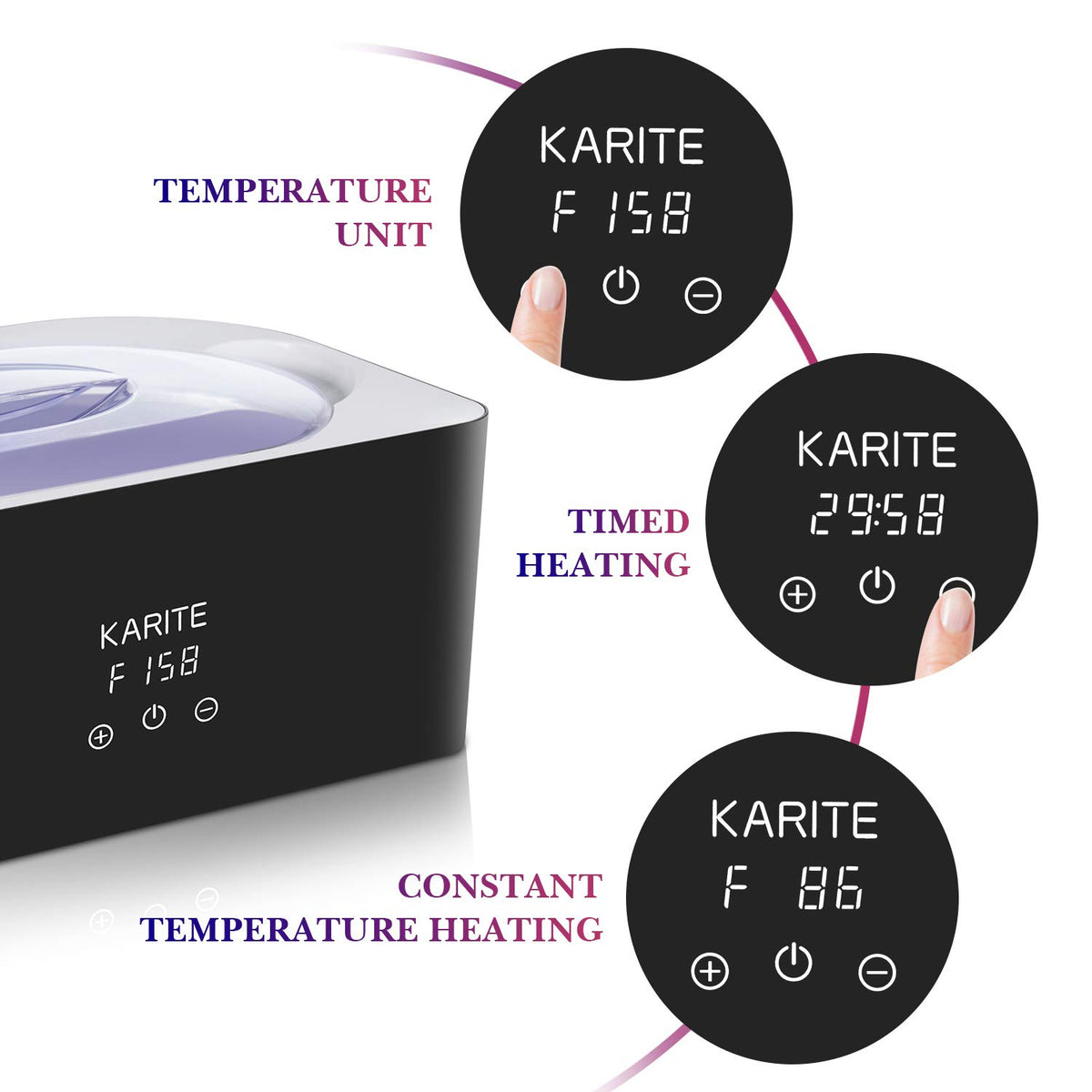 Paraffin Wax Machine for Hand and Feet - Karite Paraffin Wax Bath 4000ml Paraffin Wax Warmer