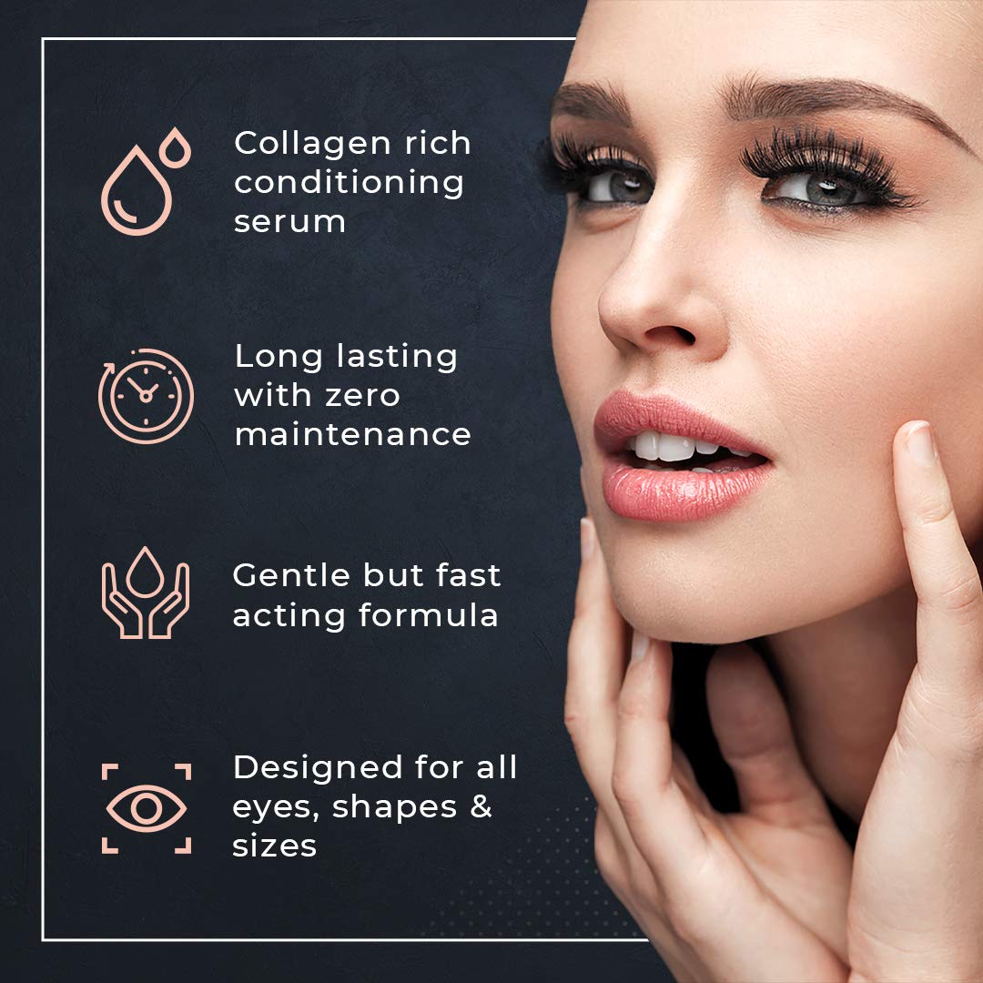 2 in 1 Lash Lift Kit and Brow Lamination Kit | Instant Perming, Lifting & Curling for Eyelashes &