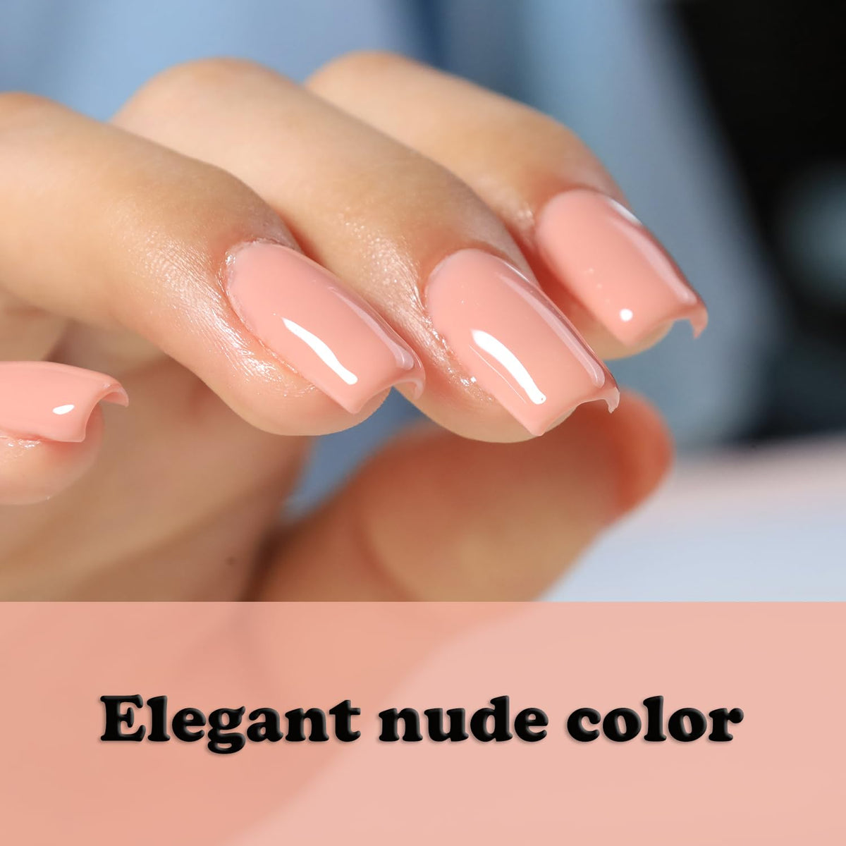 FZANEST Nude Rubber Nail Base Gel Polish, Builder Bottle Nail Strengthener Self-level Extension