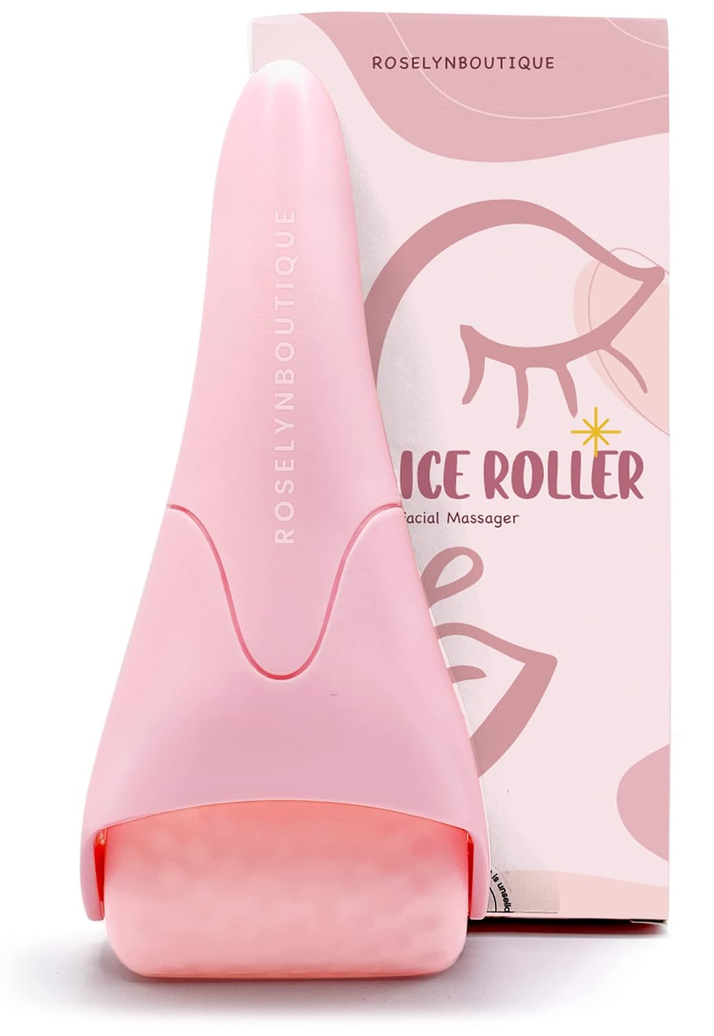 ROSELYNBOUTIQUE Ice Roller for Face Wrinkles Fine Lines Puffiness Stick Massager Facial Skin Care