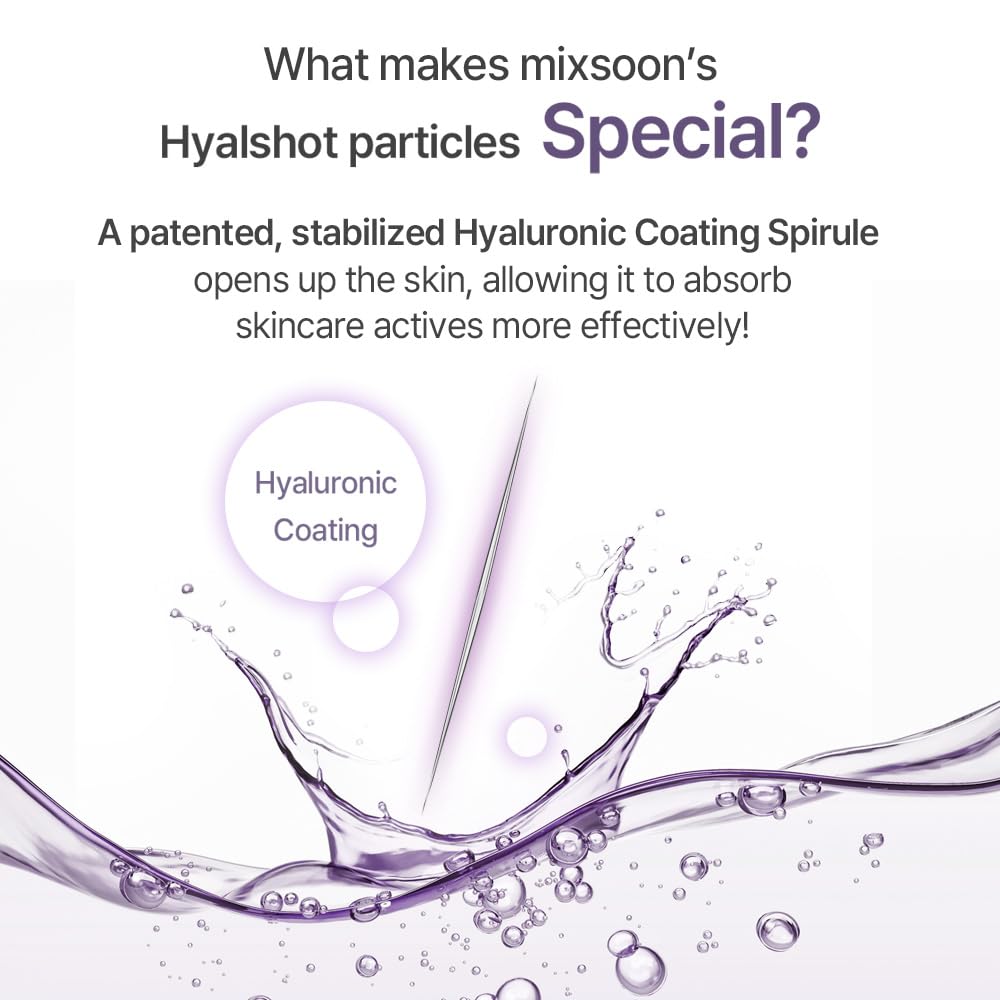 mixsoon Peptide Cica Hyalshot 150, 1.69 Fl. Oz / 50ml Centella Asiatica, Hyaluronic Acid for