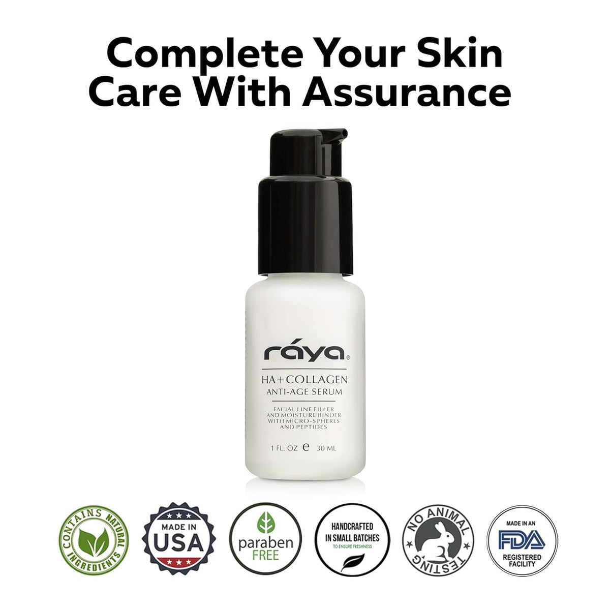 RAYA HA + Collagen Serum (502) | Premium Anti-Aging Serum for Face | Intensive Face Moisturize |