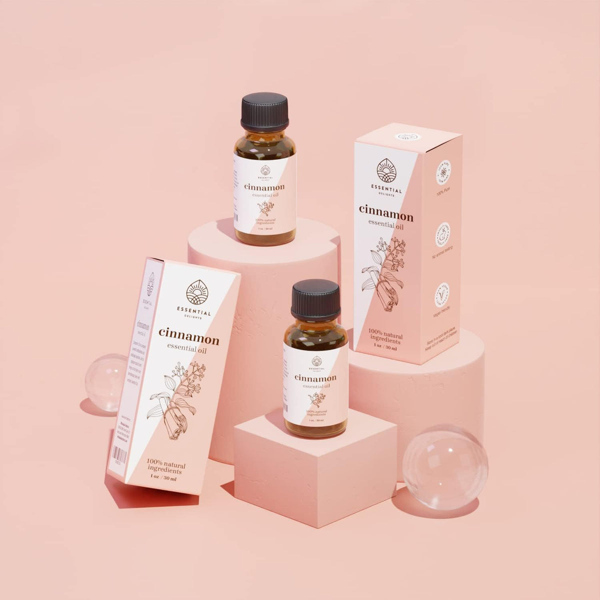 Premium Cinnamon Essential Oil | Warm and Spicy Aroma | Perfect for Candles, Soaps, DIY Projects &
