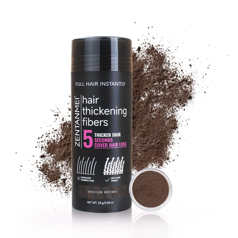 Hair Fibers for Thinning Hair for Women All-Natural Hair Building Fibers 0.98 Oz Hair Volume Powder