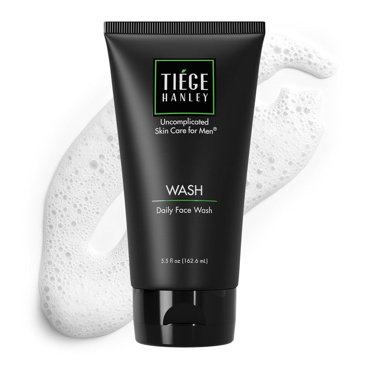 Tiege Hanley Daily Mens Face Wash, 5.5 Oz - Gentle Fragrance-Free Face Cleanser for Men