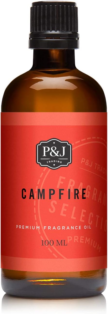 P&J Trading Fragrance Oil | Campfire Oil 100ml - Candle Scents for Candle Making, Freshie Scents