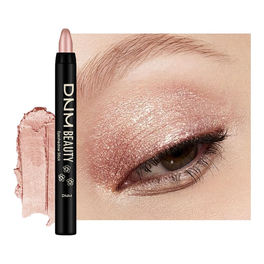 Kaely Cream Eye Shadow Sticks, Rose Gold Shimmer Eyeliner Pencil Eyeshadow Palette Makeup, Eye