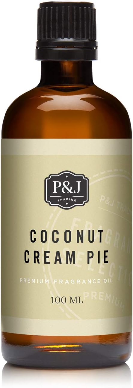 P&J Trading - Coconut Cream Pie Scented Oil 100ml - Fragrance Oil for Candle Making, Soap Making