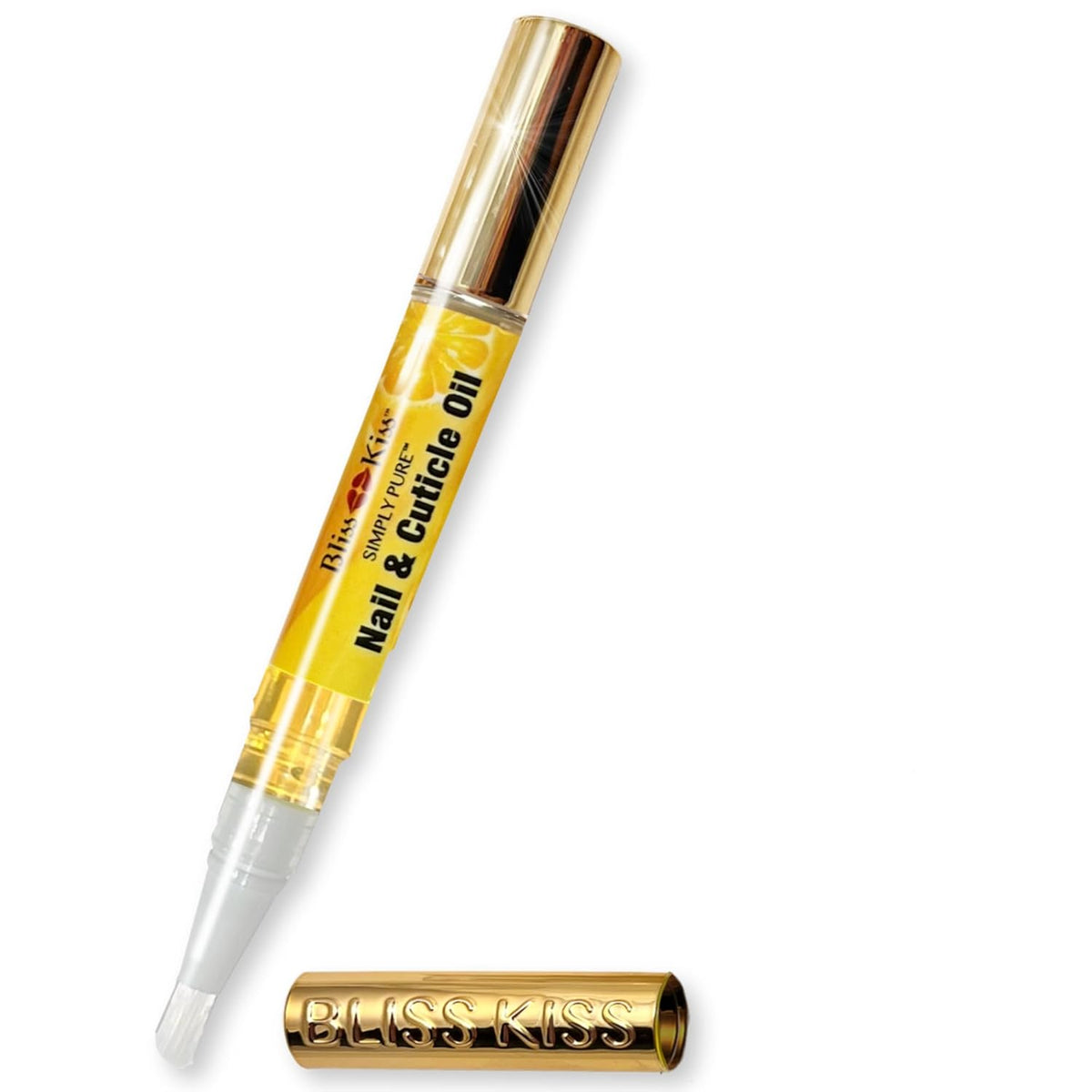 Bliss Kiss | 1 Crisp Fragrance | Nail Oil Cuticle Pen w/Vitamin E & Jojoba⏤Nail Strengthener Nail