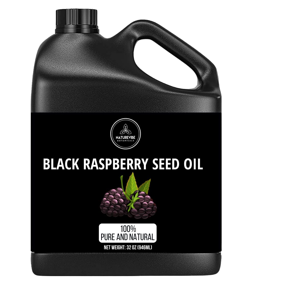 Naturevibe Botanicals Black Raspberry Oil 32 Ounces | 100% Pure and Natural | Great for Skin Care