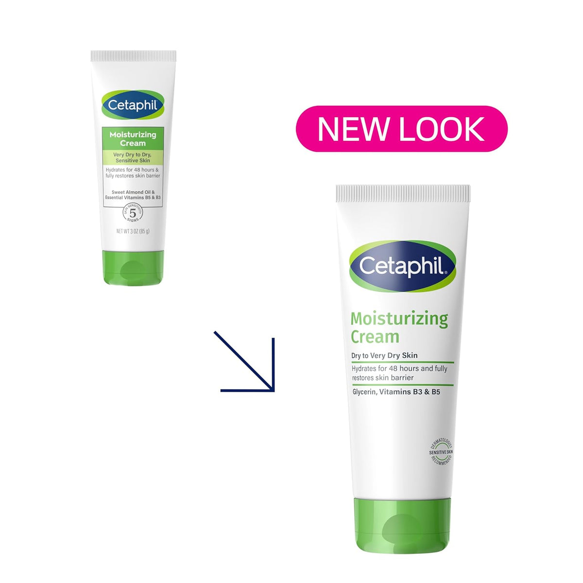 Cetaphil Face & Body Moisturizer, Hydrating Moisturizing Cream for Dry to Very Dry, Sensitive Skin