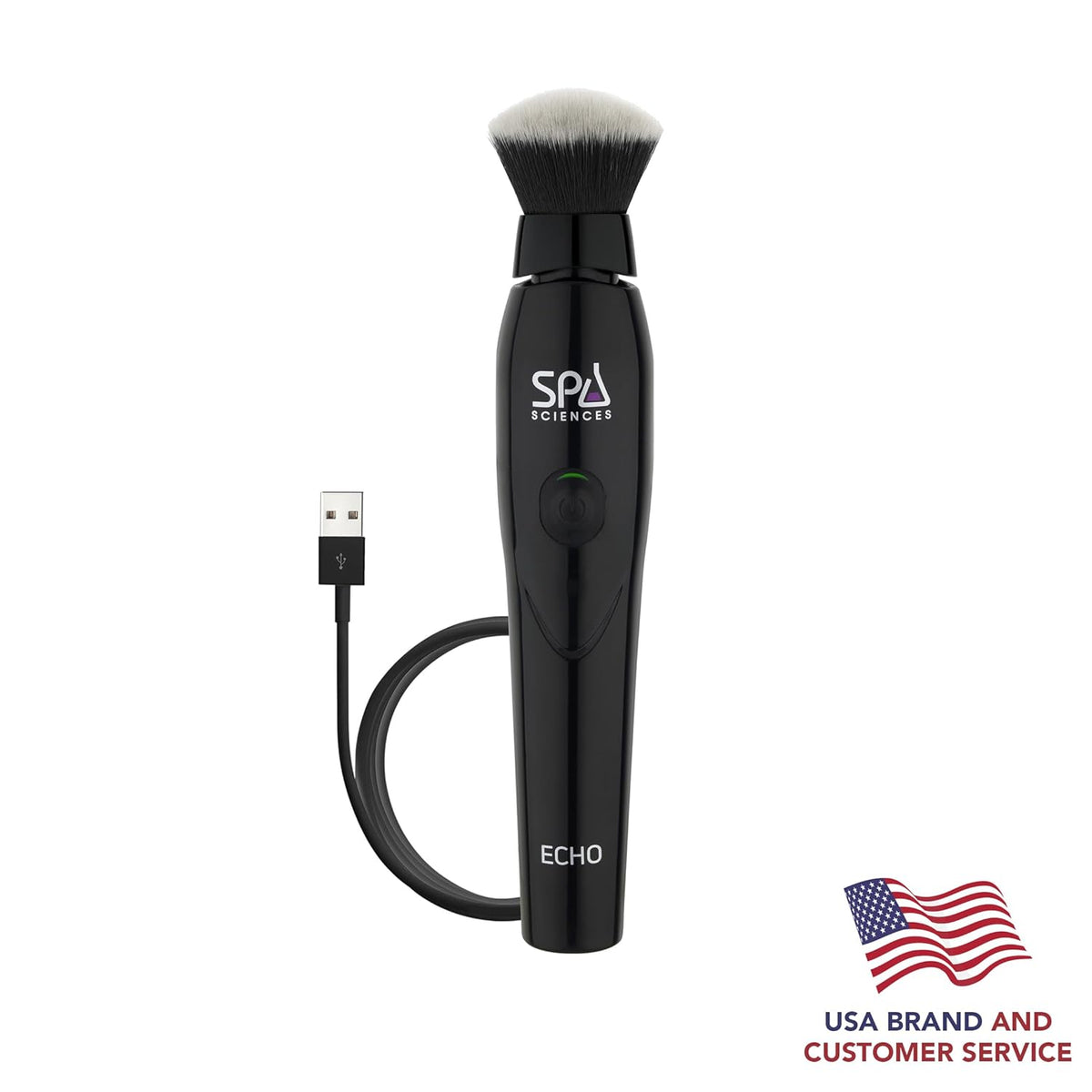 Spa Sciences ECHO - Makeup Brush for Flawless Blending, Contouring, Highlight & Airbrush Finish - 3