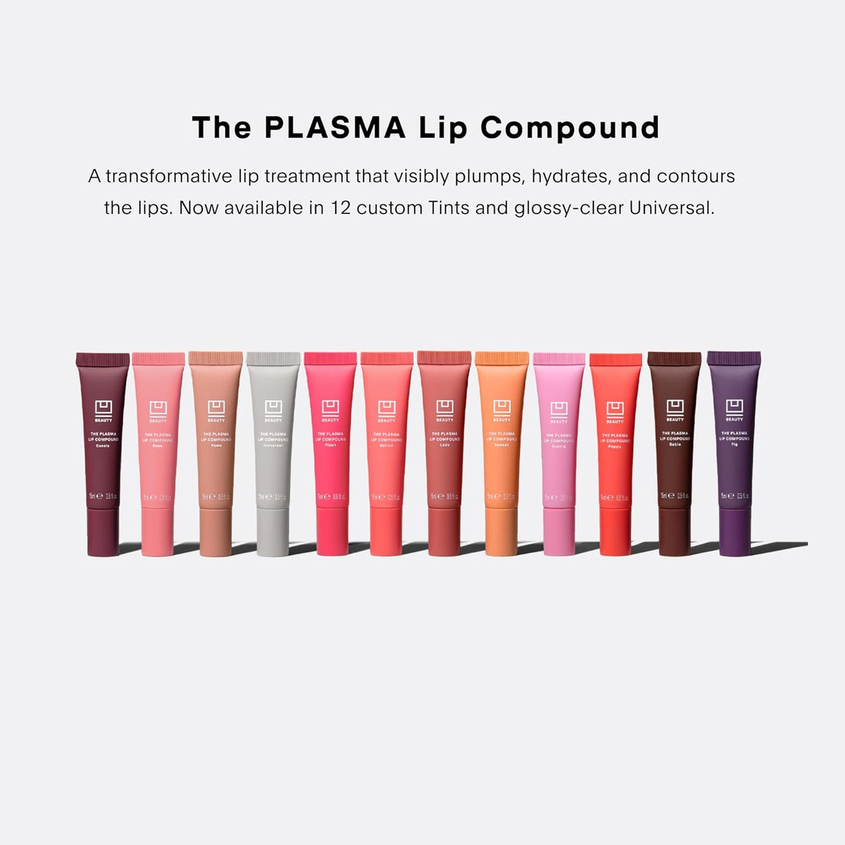 U Beauty The PLASMA Tinted Lip Compound - Anti-Aging & Anti-Wrinkle Lip Gloss, Hyaluronic Acid