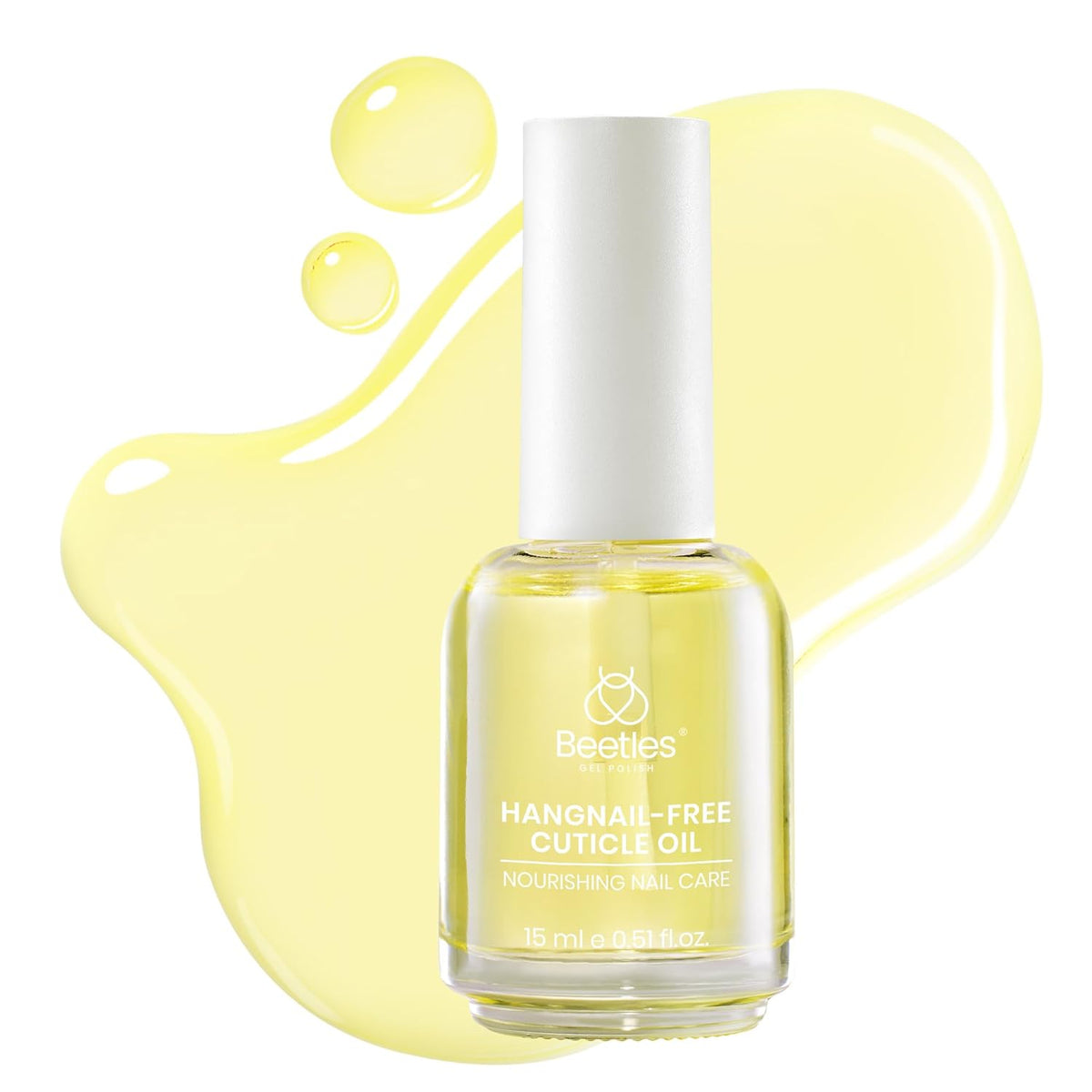 Beetles Cuticle Oil for Nail 15ml Almond Fragrance Care with Jojoba Oil & Vitamin E Nail Growth and