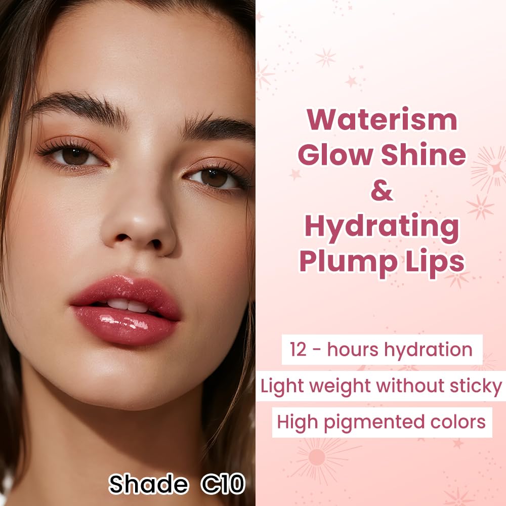 CATKIN Glossy Lip Balm Ultra Hydating Glow Lip Tinted Jelly Plumping Melting Balm Shea Butter