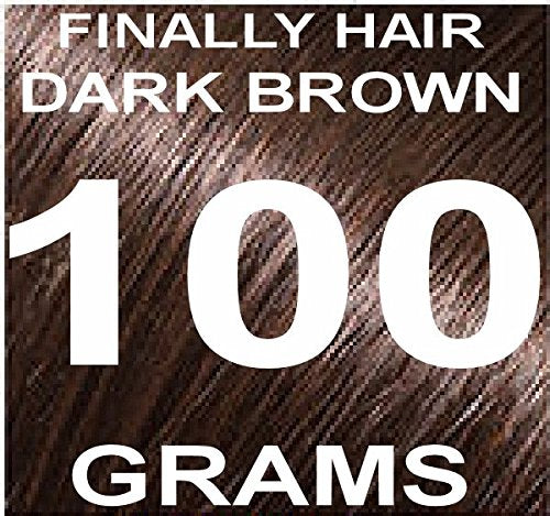 Finally Hair Building Fiber Refill 100 Grams Dark Brown Hair Loss Concealer by Finally Hair (Dark